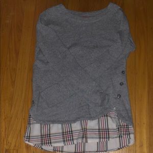 Grey IZOD Long Sleeve Top